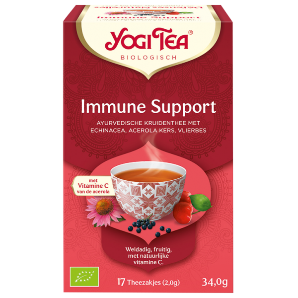 yogi tea immune support met echineacea vlierbes en acerola