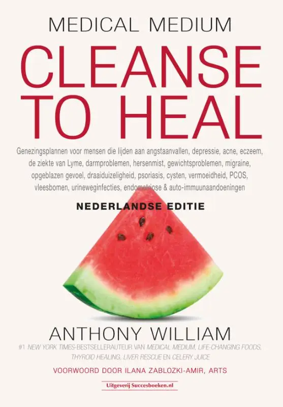 cover van het boek Cleanse to heal van Anthony Williams