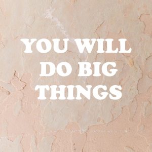 a motivational message