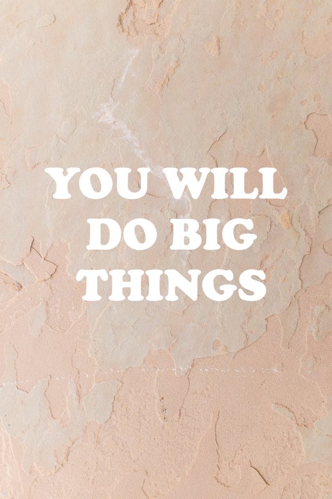 a motivational message