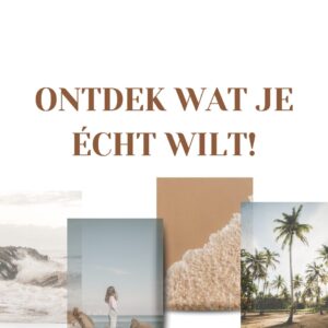 Cursus: Ontdek wat je echt wilt